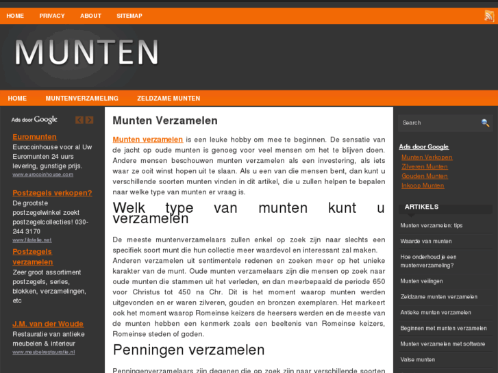 www.muntenverzamelen.com