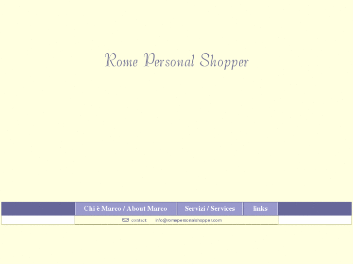 www.romepersonalshopper.com