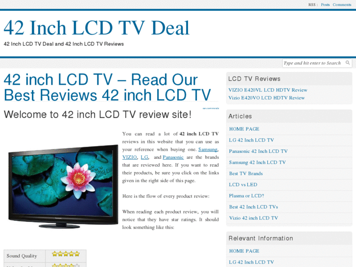 www.42inchlcdtvdeal.com