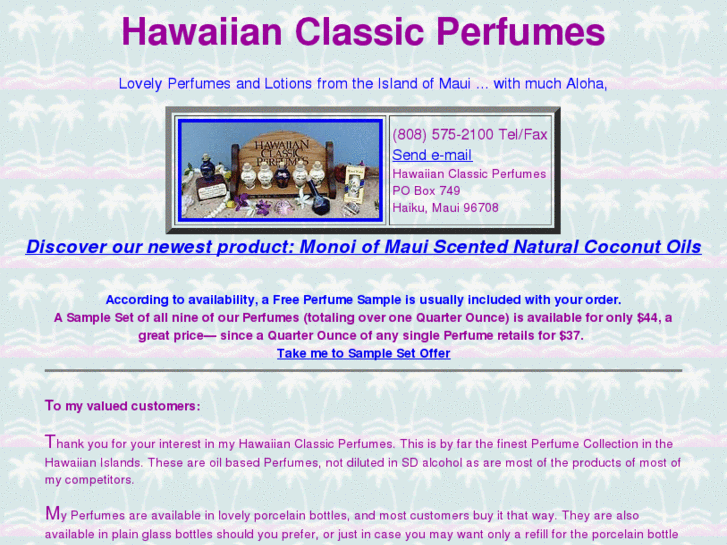 www.hawaiianclassicperfumes.com