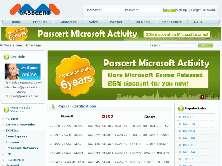 www.passcert.com