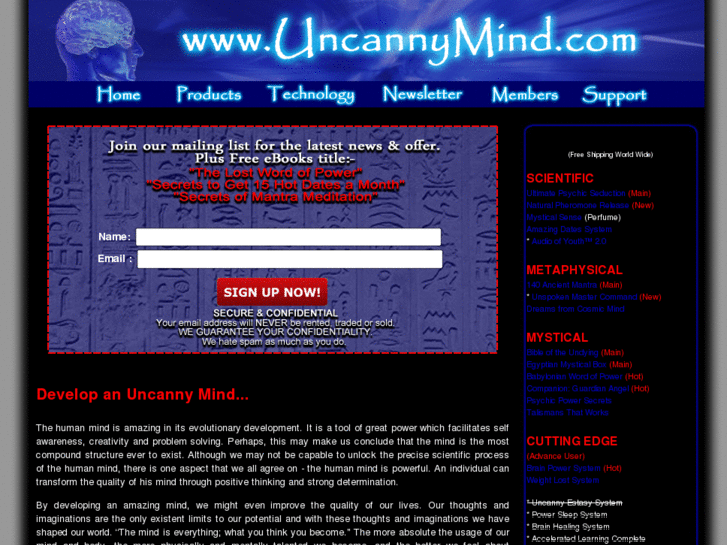 www.uncannyminds.com