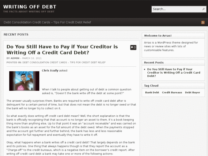 www.writingoffdebt.net