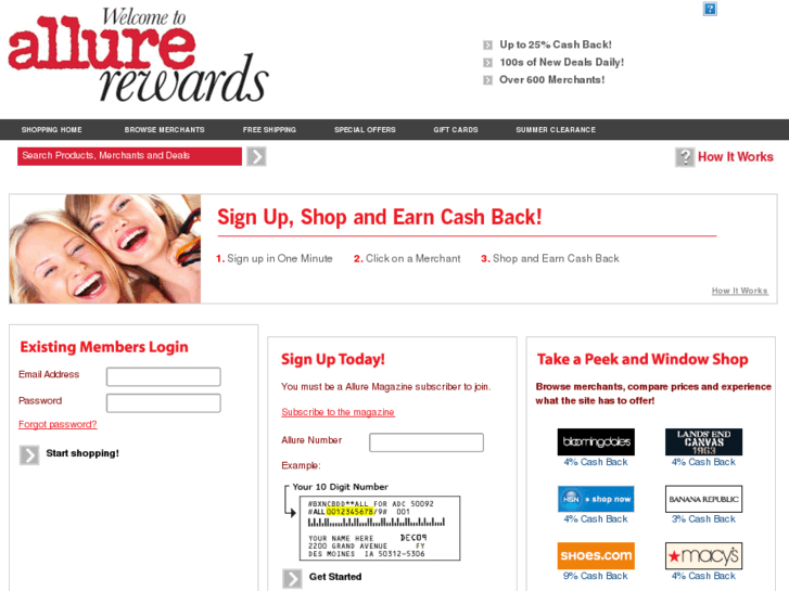 www.allurerewards.com