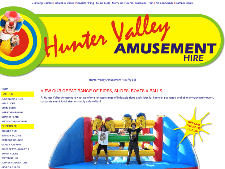 www.huntervalleyamusementhire.com.au