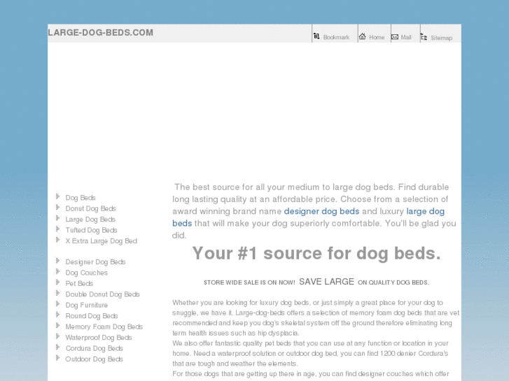 www.large-dog-beds.com