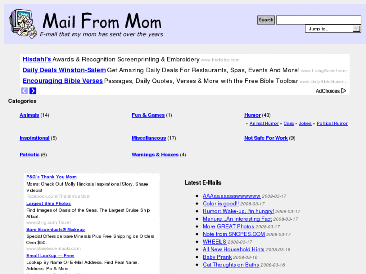 www.mailfrommom.com