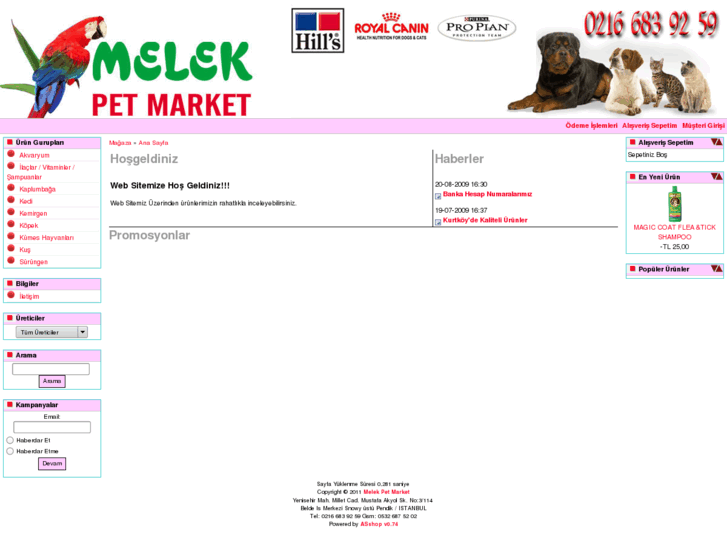 www.melekpetshop.com