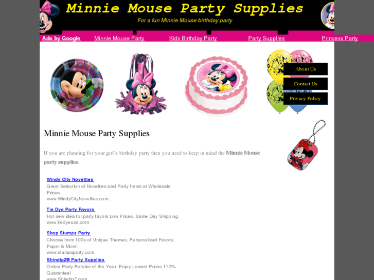 www.minniemousepartysupplies.com