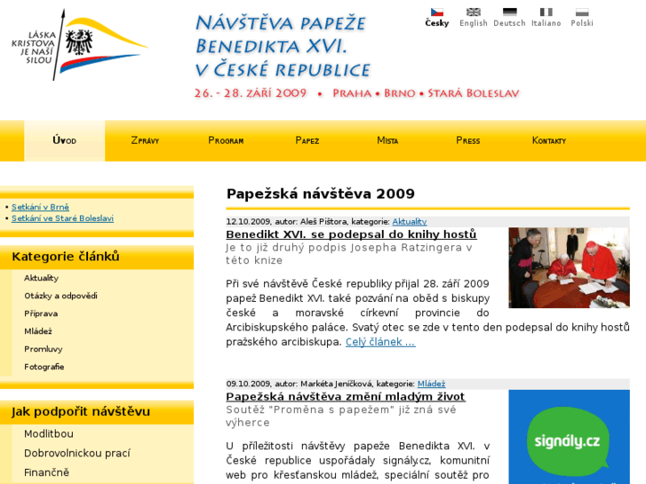 www.navstevapapeze.cz