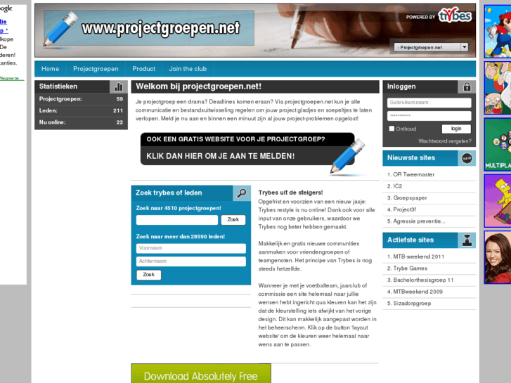 www.projectgroepen.net