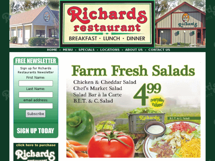 www.richardsrestaurants.com