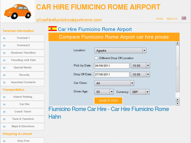 www.a1carhirefiumicinoairportrome.com