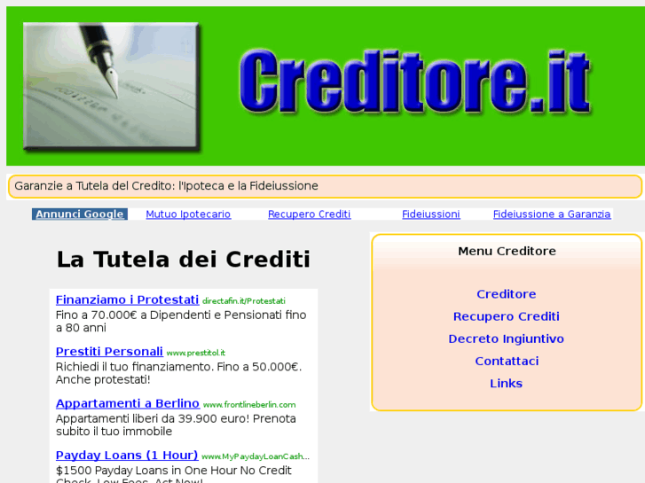 www.creditore.it