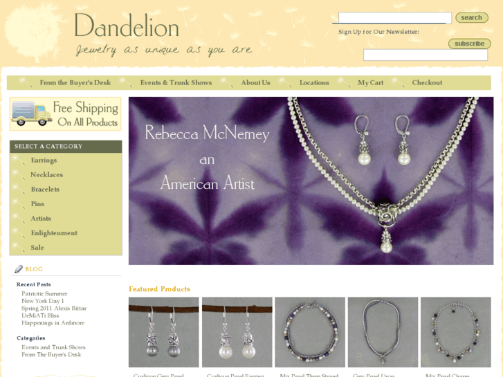 www.dandelionjewelry.com