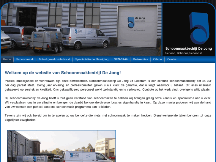 www.dejongschoonmaak.nl