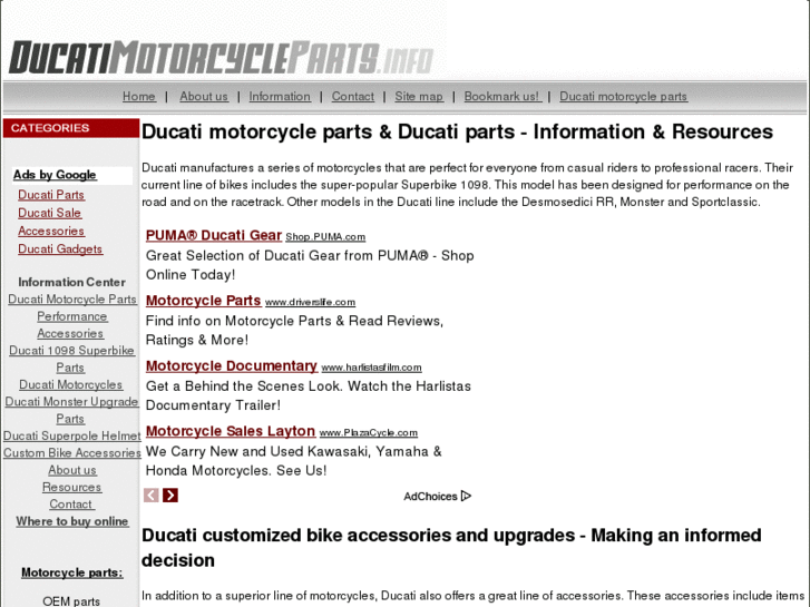 www.ducatimotorcycleparts.info