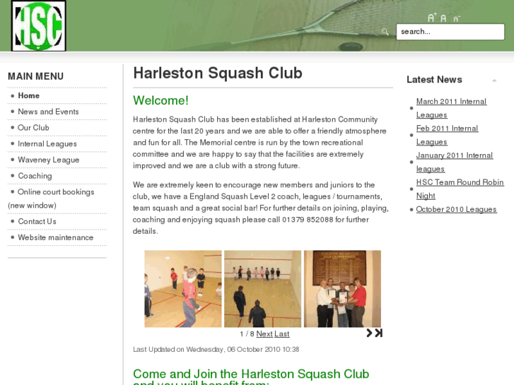 www.harlestonsquashclub.co.uk