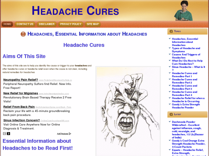 www.headachecuresinfo.com