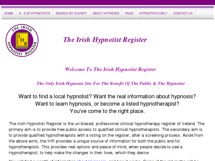 www.irishhypnotistregister.com