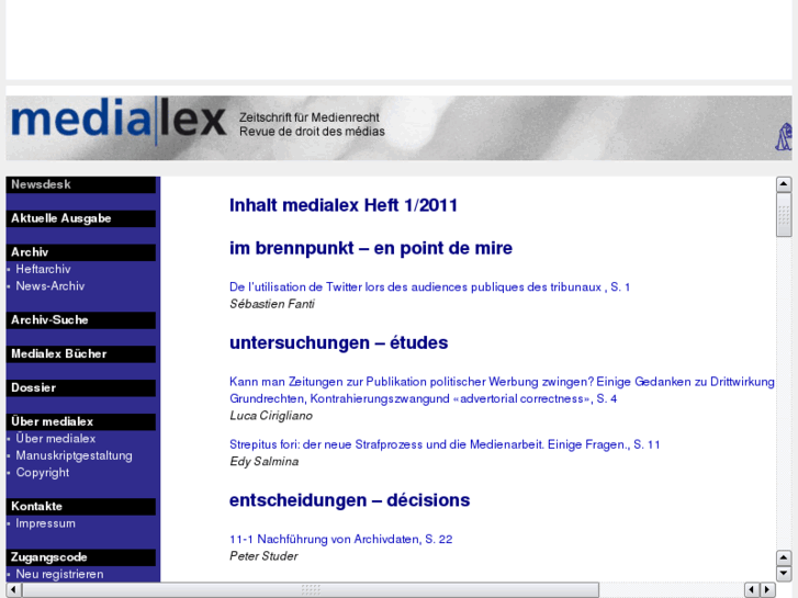 www.medialex.ch