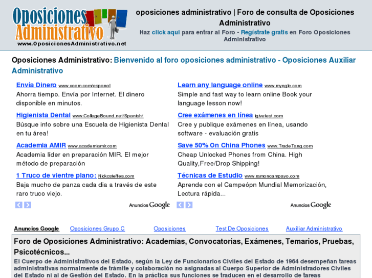 www.oposicionesadministrativo.net