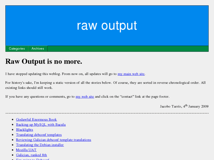 www.raw-output.org