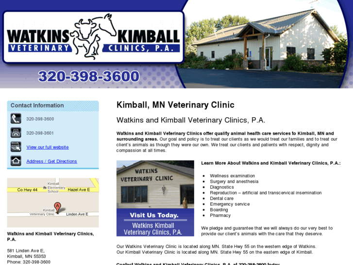 www.vetclinicwatkinskimballmn.com