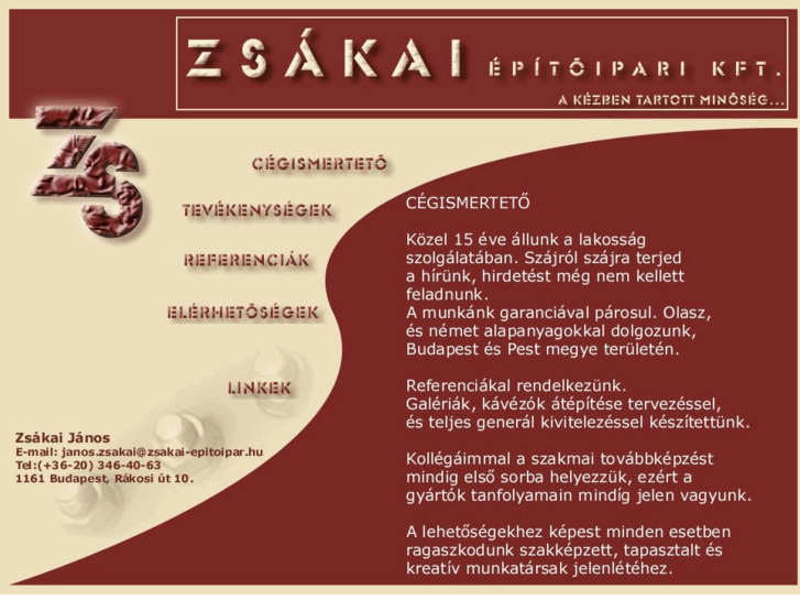 www.zsakai-epitoipar.hu