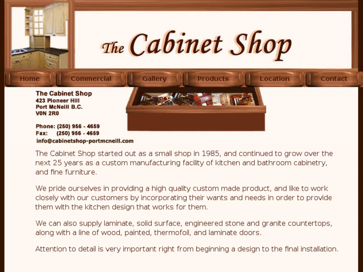 www.cabinetshop-portmcneill.com