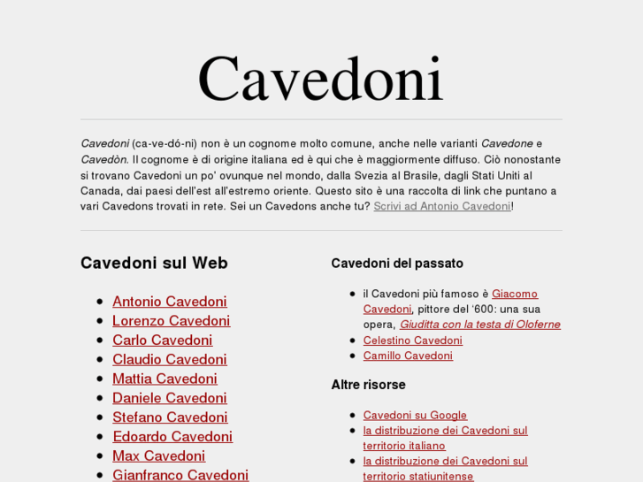 www.cavedoni.org