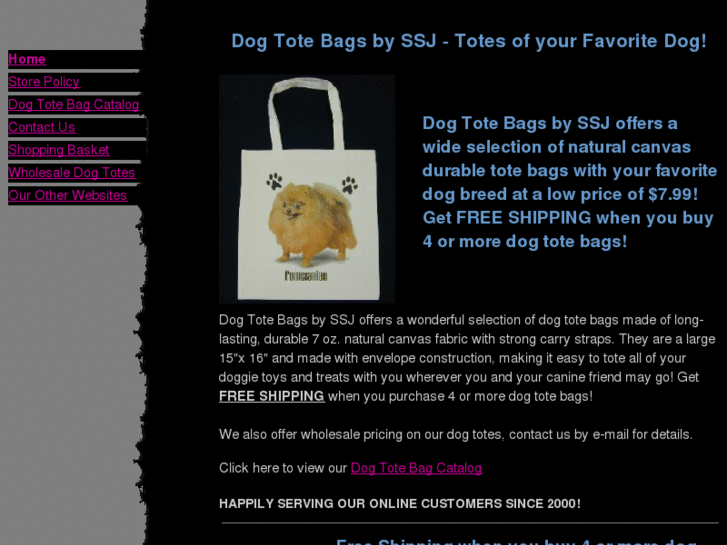 www.dogtotebags.com