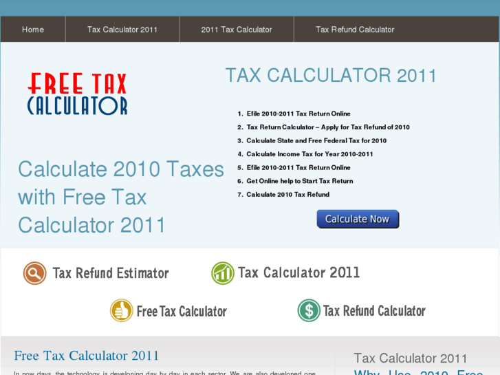 www.freetaxcalculatorus.com