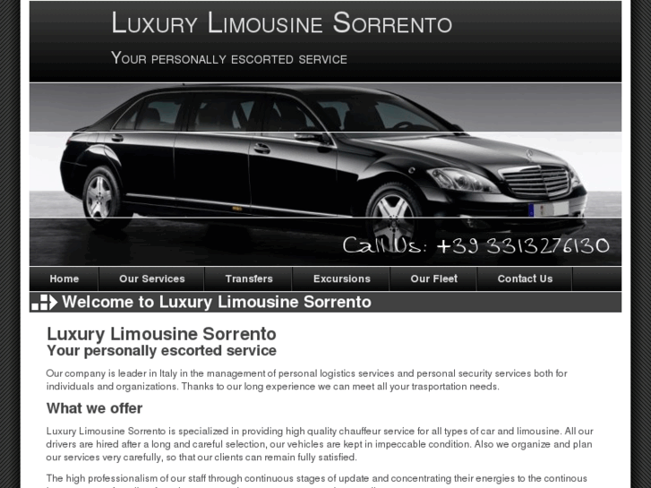 www.luxurylimousinesorrento.com