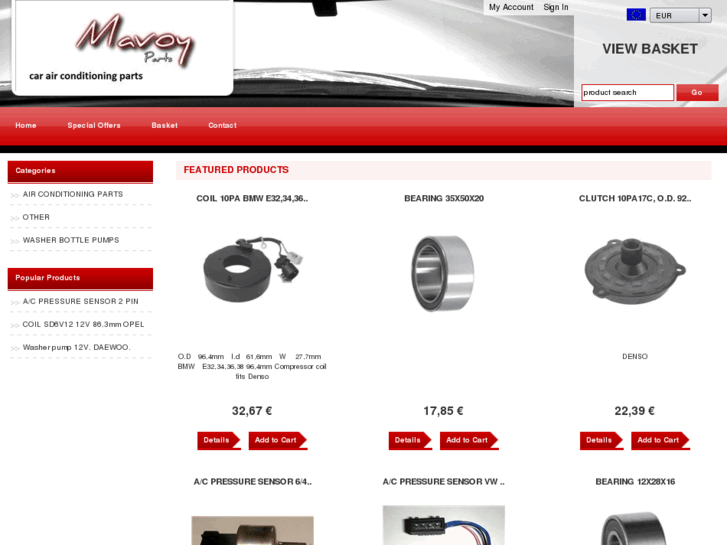 www.mavoyparts.com