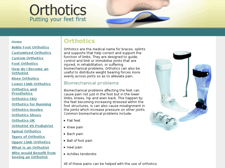 www.orthotics.co.uk