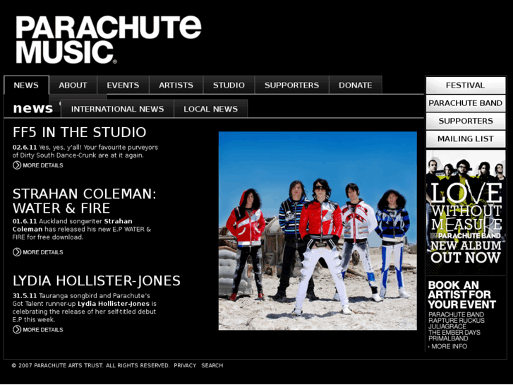 www.parachutemusic.com