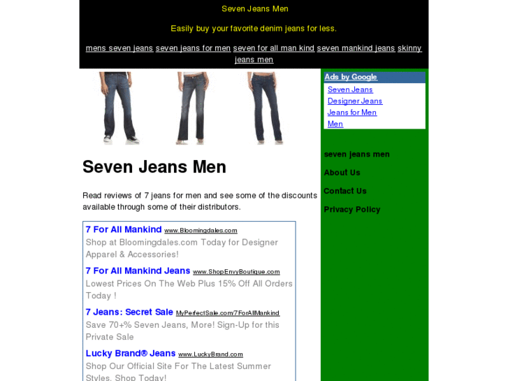 www.sevenjeansmen.com