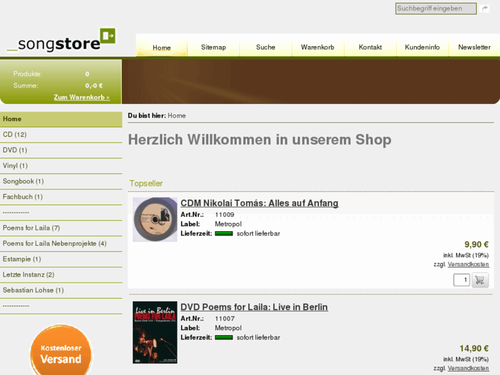 www.songstore.de