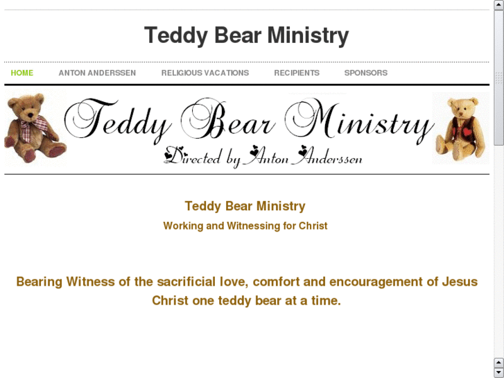 www.teddybearministry.com