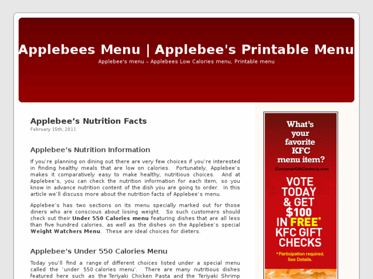 www.applebees-menu.org