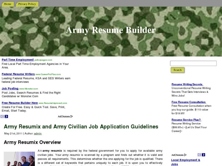 www.armyresumebuilder.net