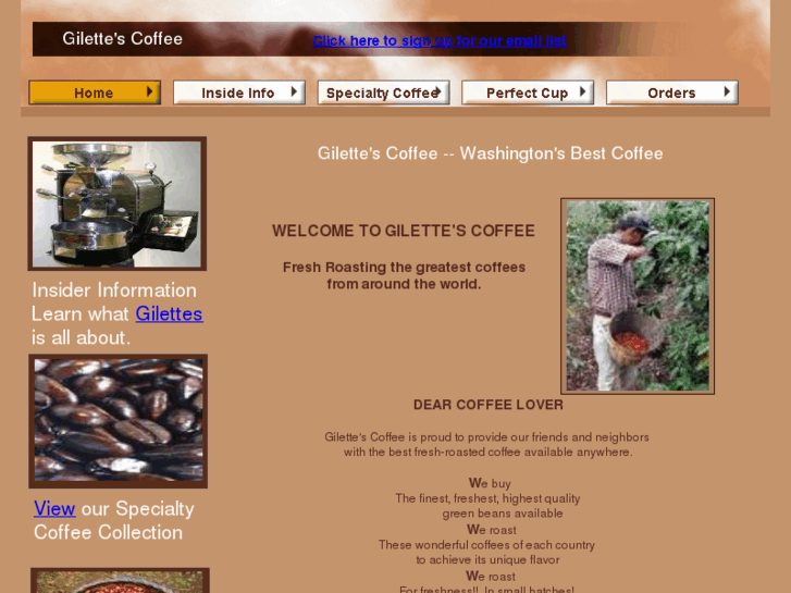 www.gilettescoffee.com