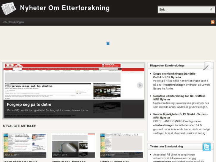 www.nyheterometterforskning.com