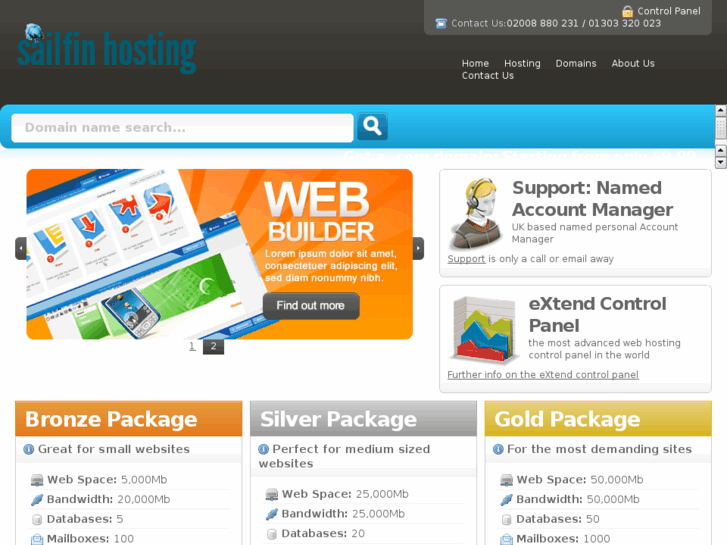 www.sailfinhosting.com