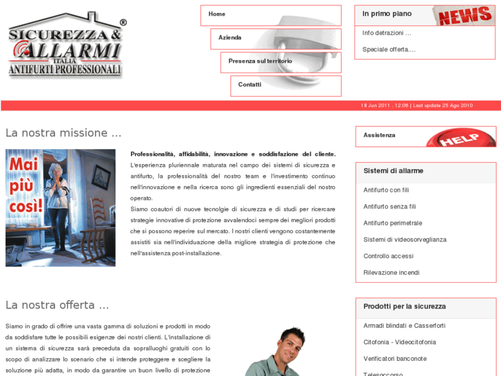 www.sicurezzaeallarmi.it