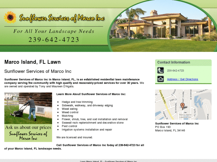 www.sunflowerservicesmarcoisland.com