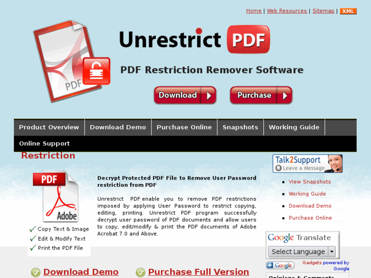 www.unrestrictpdf.com