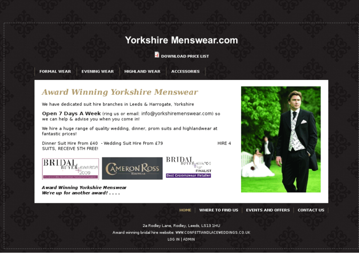 www.yorkshiremenswear.com