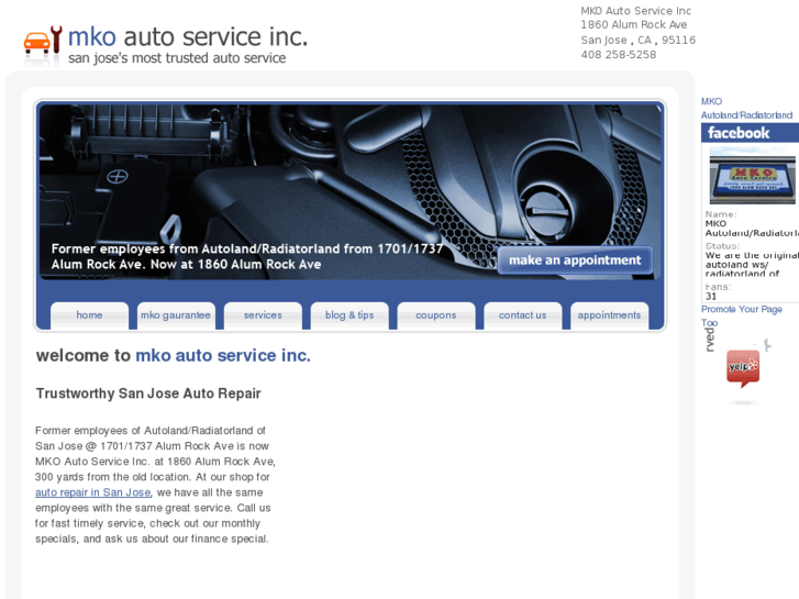 www.autorepairandservicesanjose.com